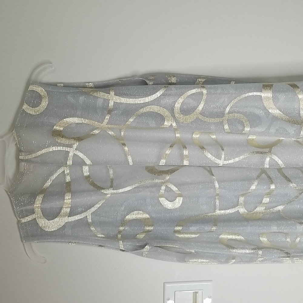Lularoe Women's long throw over metallic sz medium - Picture 5 of 8